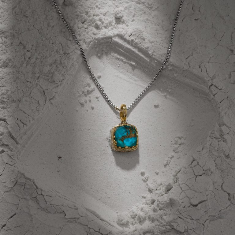Aegean-Colors-Square-Pendant-in-Turquoise-copper-Double-1630C