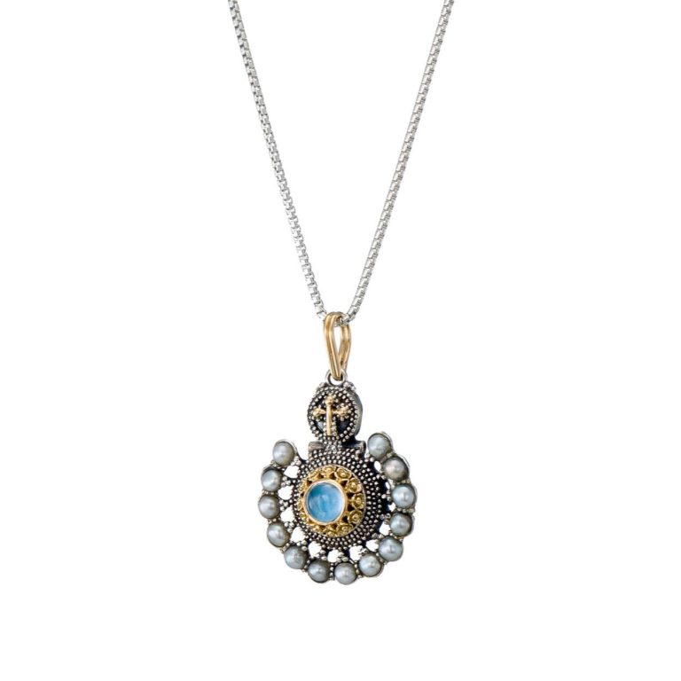 Athenian-Flower-Peacock-Pendant-with-Chain-1031C