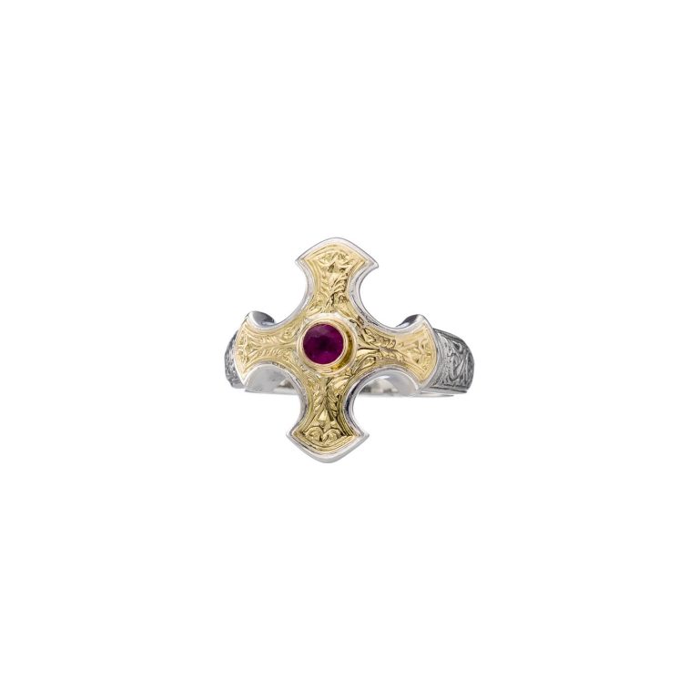 Byzantine-cross-Ring-2215-RUBY